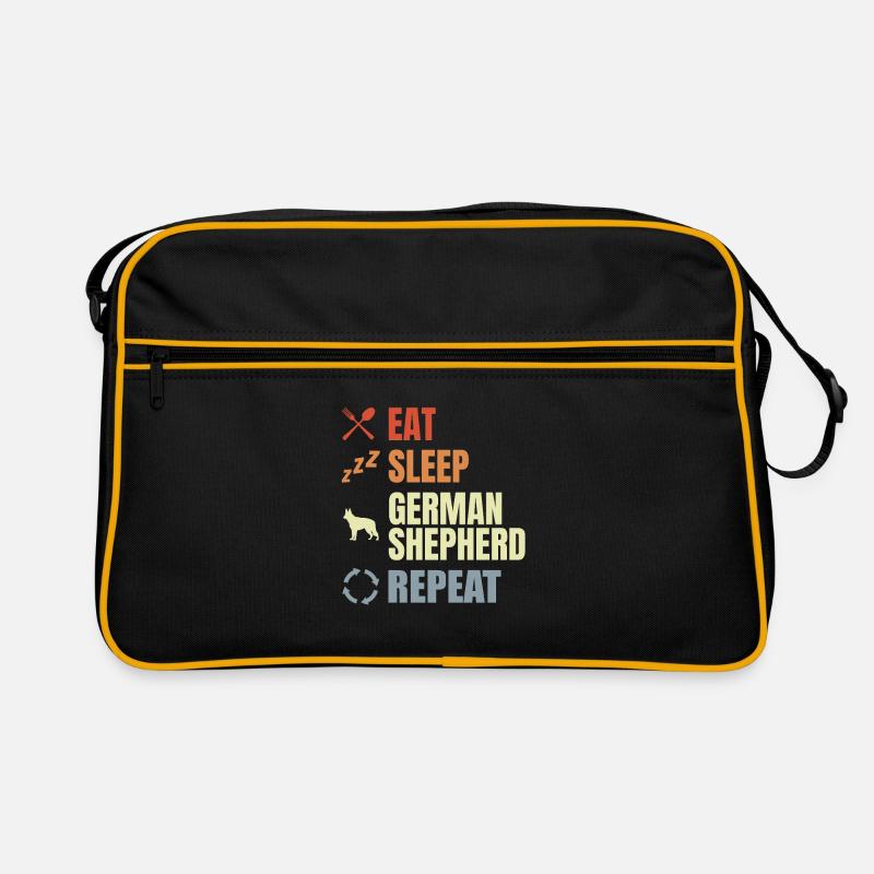Schäferhund Routine Retro Tasche