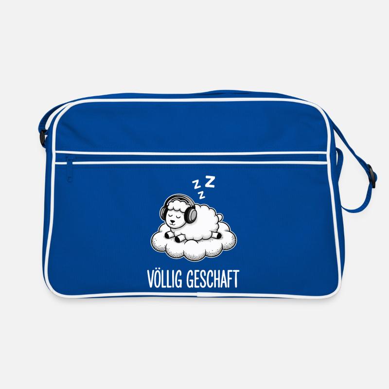 Completely done sheep design Retro Bag