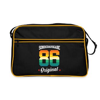 86 Anniversaire - Sac Retro - noir/or - Devant