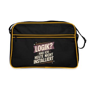 LOGIC? I didn't install it today - Retro Bag - black/gold - Front