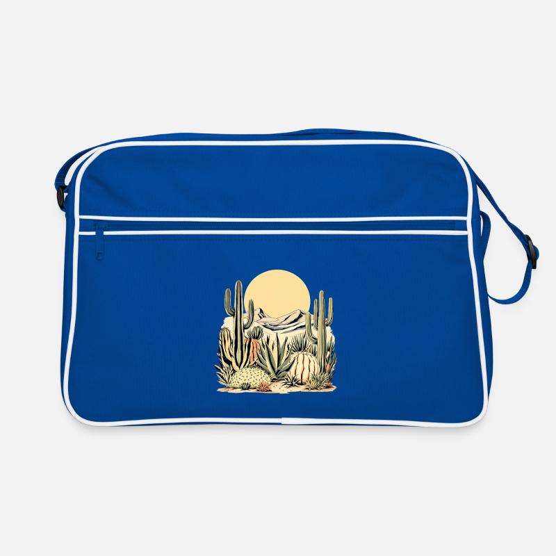 Boho Nature Cacti Retro Bag