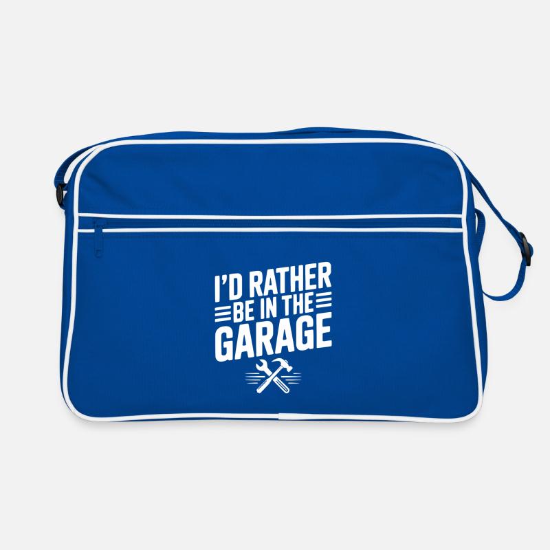 Je préfère être dans le garage Sac Retro