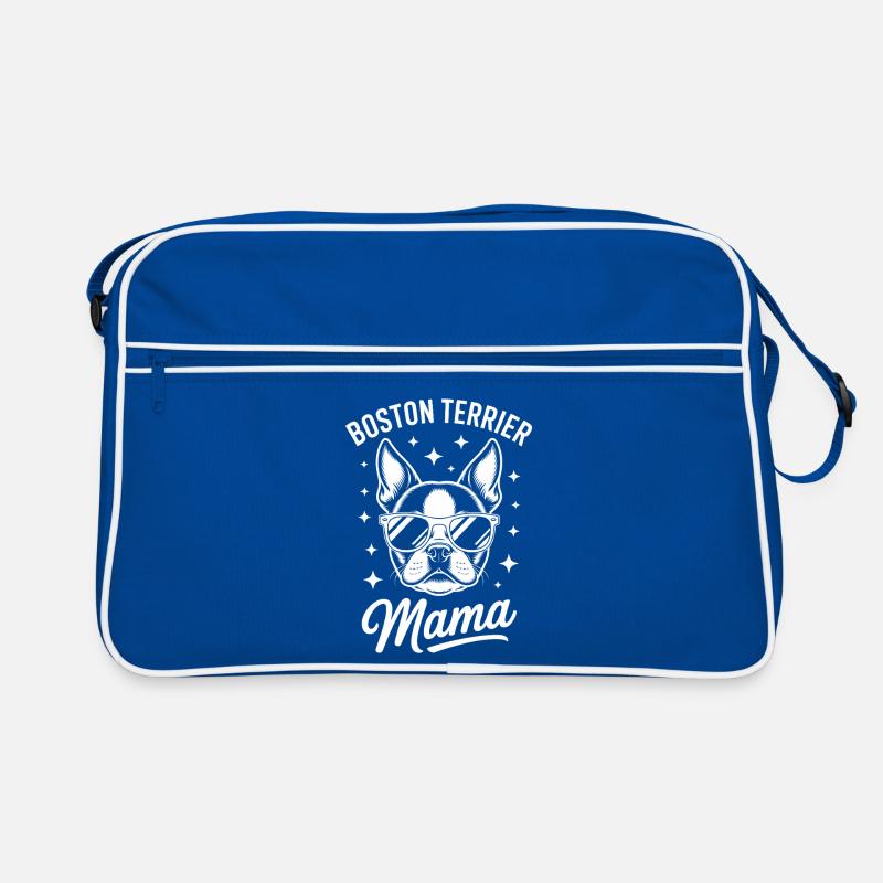 Boston Terrier Dire Maman Boston Terrier Cadeau Sac Retro