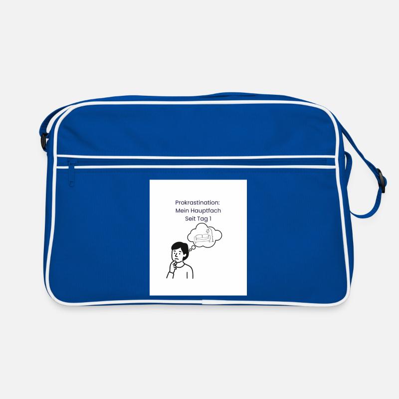 Procrastination: Major since day 1 Retro Bag
