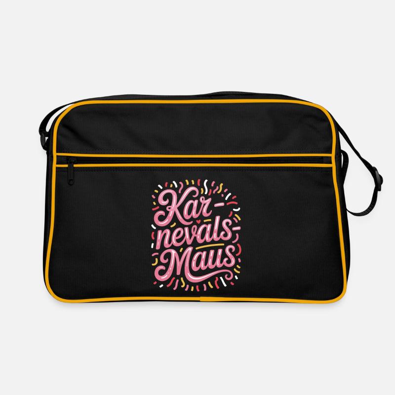 Karnevalsmaus Karneval Köln Kölner Karnevals Maus Retro Tasche
