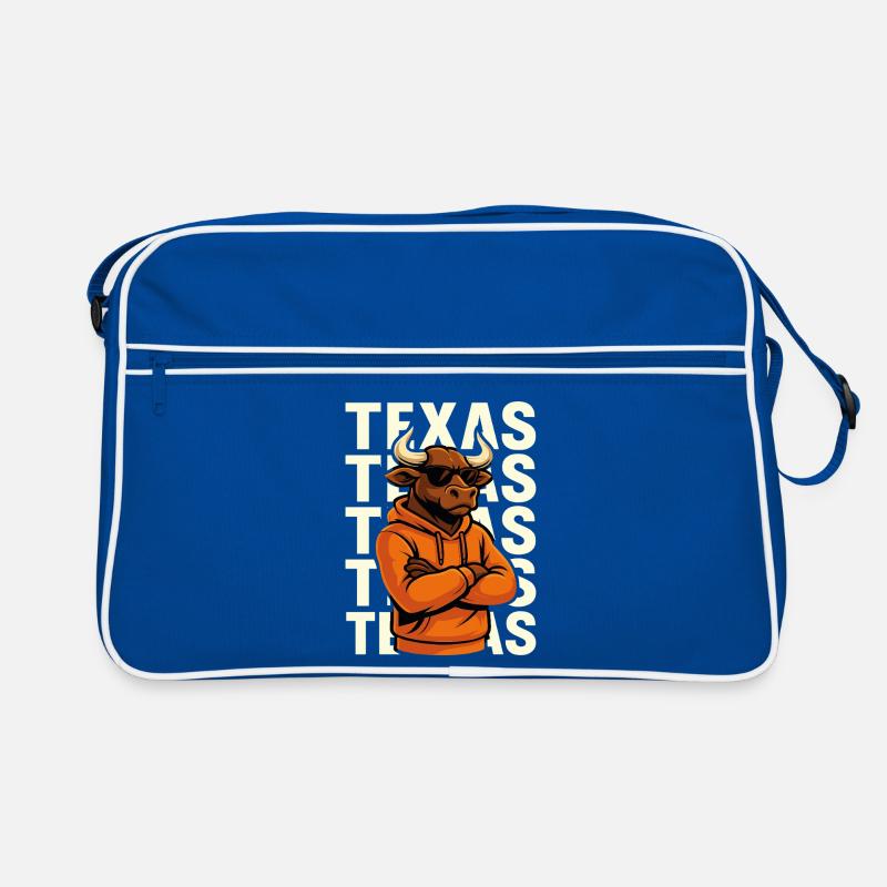 Cool bull Texas style Retro Bag