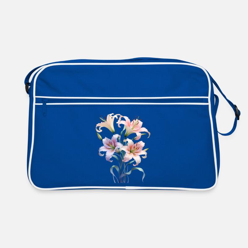 Bouquet de lys pastel Sac Retro