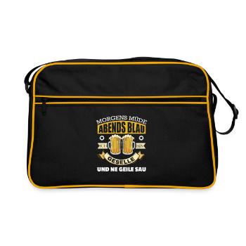 Examen de compagnon stagiaire - Sac Retro - noir/or - Devant