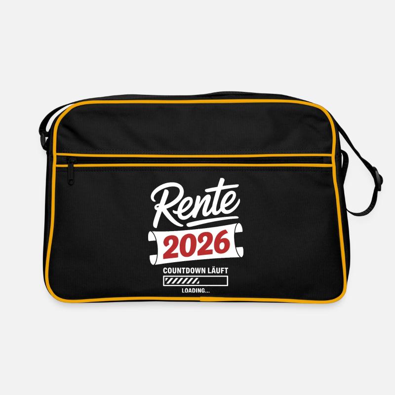Rente 2026 Countdown Läuft Retro Tasche