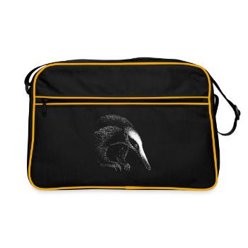 Fourmilier Tamandua Fourmilier Grands fourmiliers - Sac Retro - noir/or - Devant