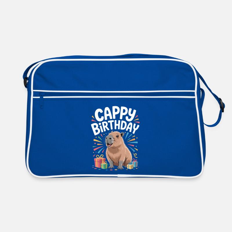 Capybara Birthday Cappy Birthday Funny Capy Retro Bag