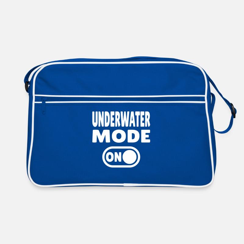 Underwater Mode ON  Retro Tasche