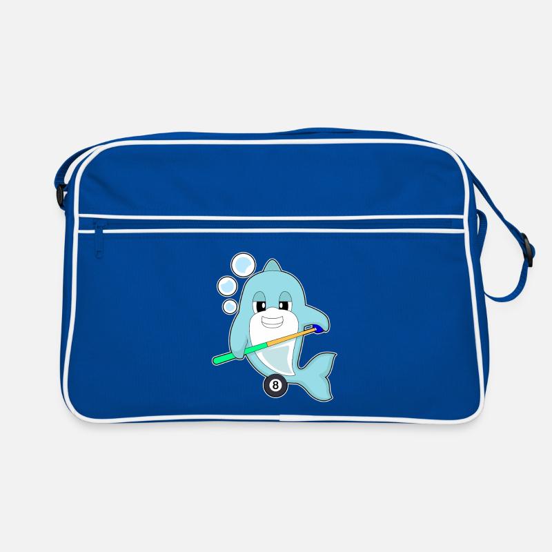 Delfin Billiard Queue Sport Retro Tasche