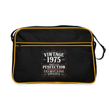 authentique_1975 - Sac Retro - noir/or - Devant