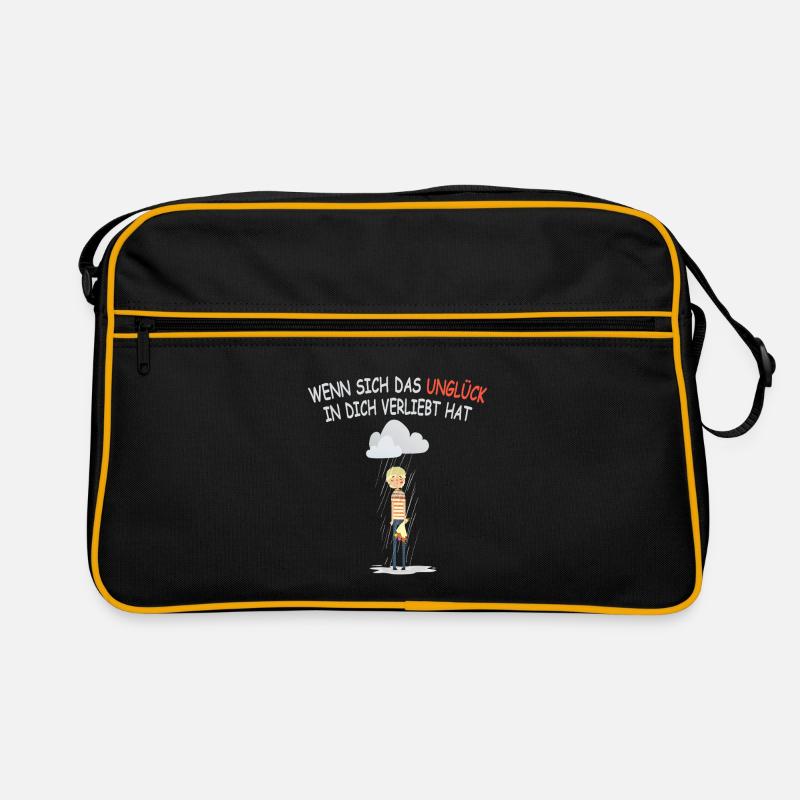 When misfortune has fallen in love with you Retro Bag