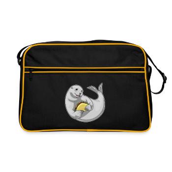 Taco des phoques - Sac Retro - noir/or - Devant