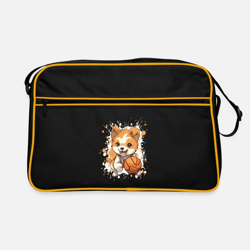 Little Corgi Ball Hunter Retro Bag