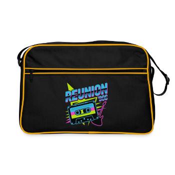 Retro Reunion ’80s Neon Cassette - Retro Bag - black/gold - Front