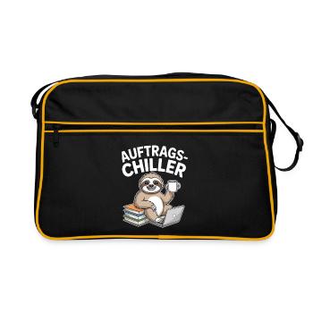 Order Chiller Order Chiller Office Sloth - Retro Bag - black/gold - Front