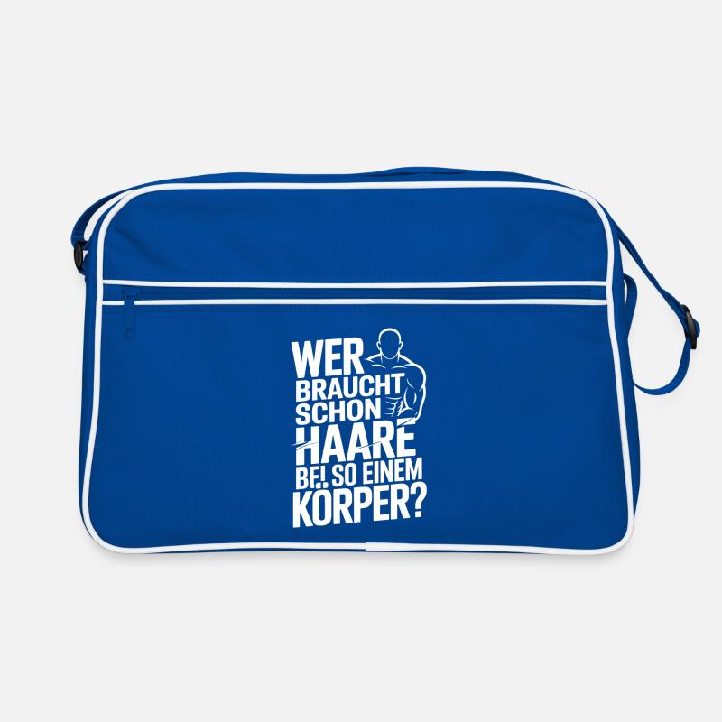 Bald Who Needs Hair Bald Bald Retro Bag