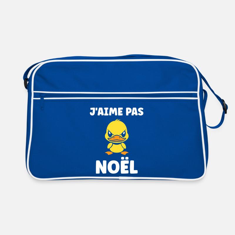 j'aime pas Noël Sac Retro