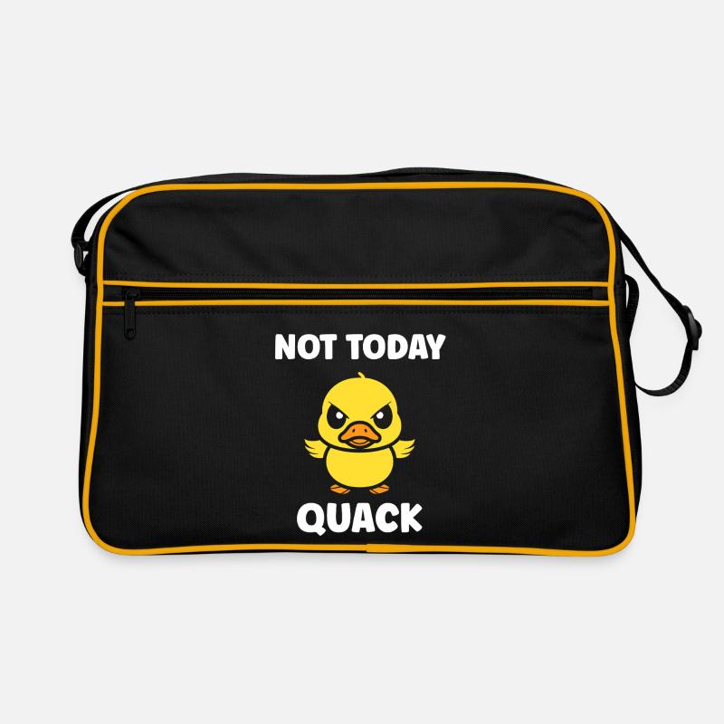 Rebellious Duckling Not Today Quack Retro Bag