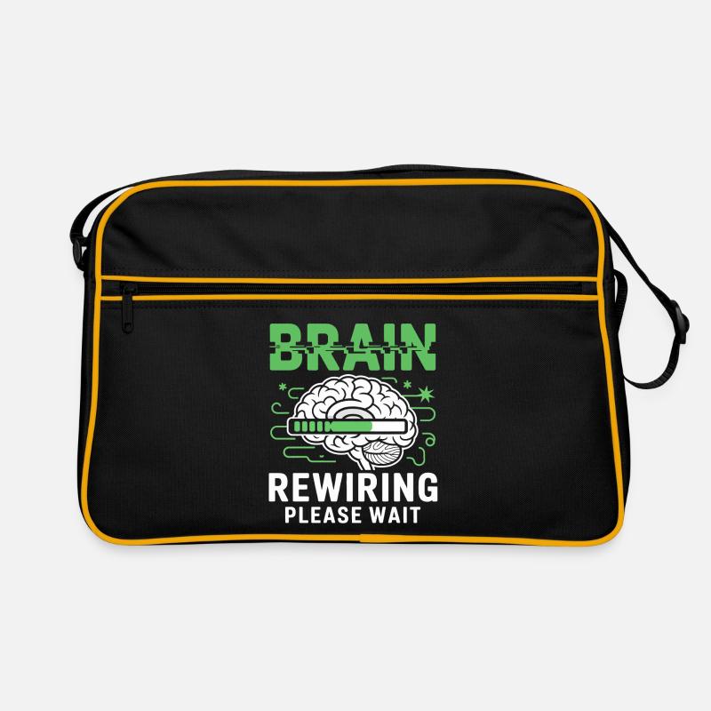 Brain Restart Please Wait Retro Bag