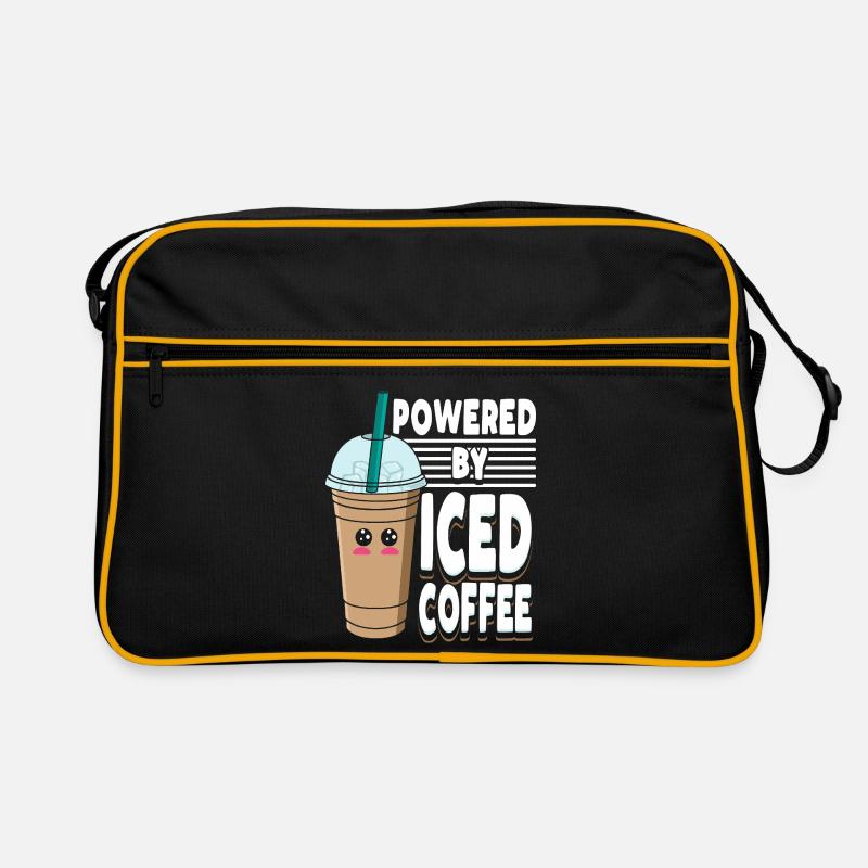 Cute Kawaii Iced Coffee Pastel Drink Graphic Retro Tasche