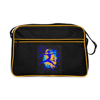 Gymnastique Gymnastique Acrobatie Gymnastique artistique - Sac Retro - noir/or - Devant