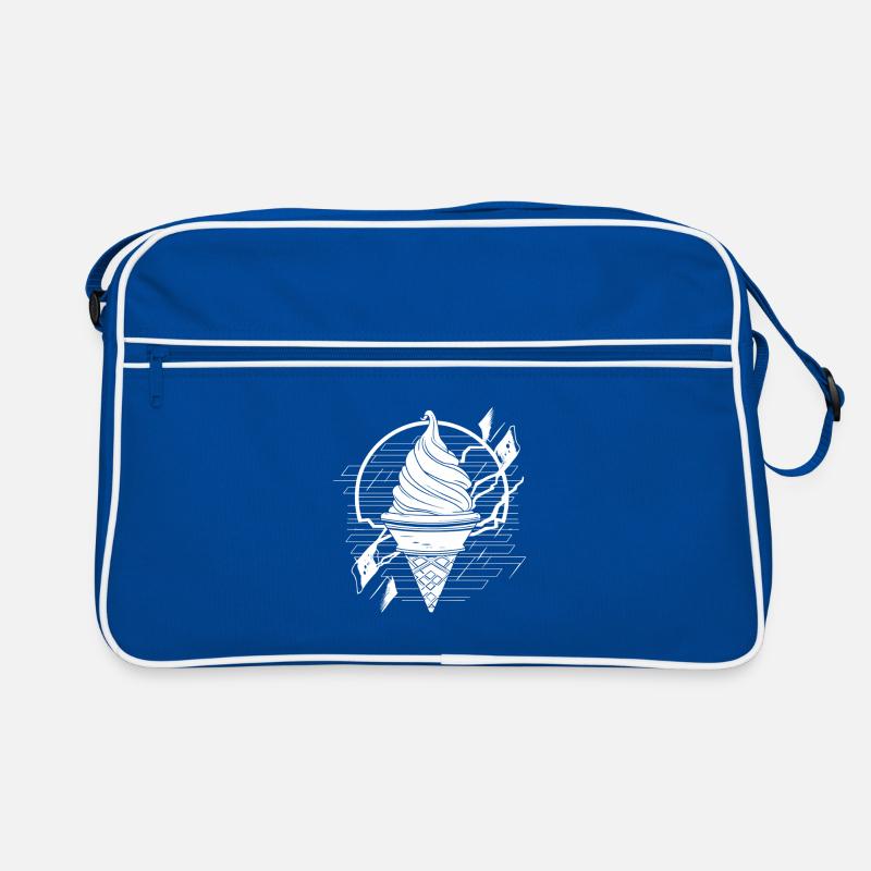 Softeis Zeichnung Retro Tasche