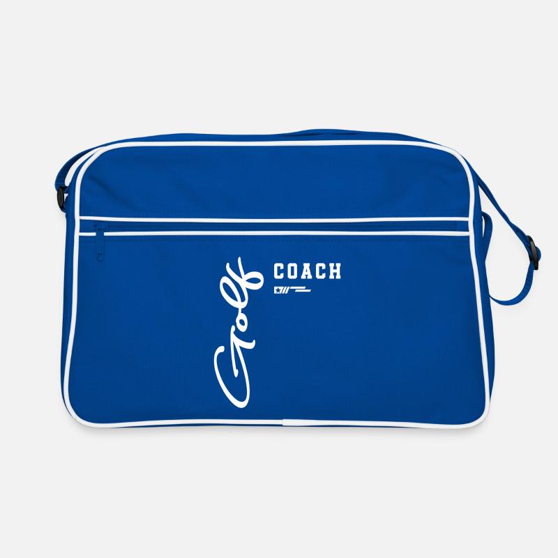 Golf Coach Classic Course Design für Trainer Retro Tasche