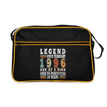 Février 1996 Jubilé 1996 Légendes février - Sac Retro - noir/or - Devant