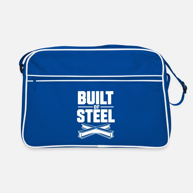 Construit en acier Sac Retro
