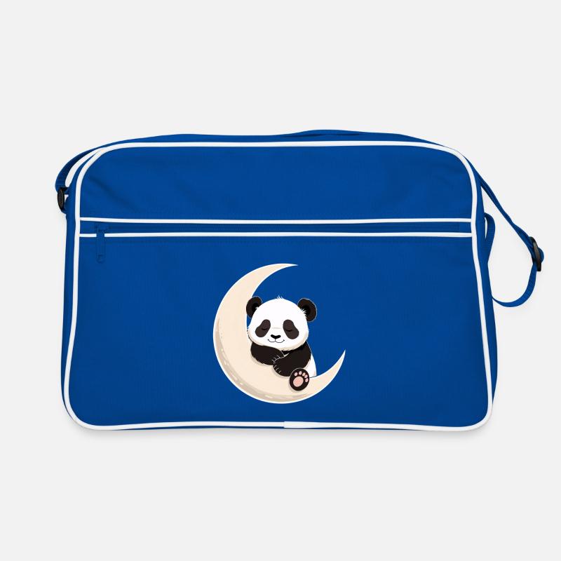 Panda Moon Cuddles Retro Bag