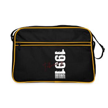 35e anniversaire février 1991 Millésime original - Sac Retro - noir/or - Devant