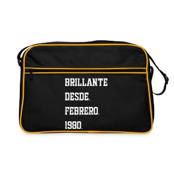 Birthdays, February 1980 - Retro Bag - black/gold - Front