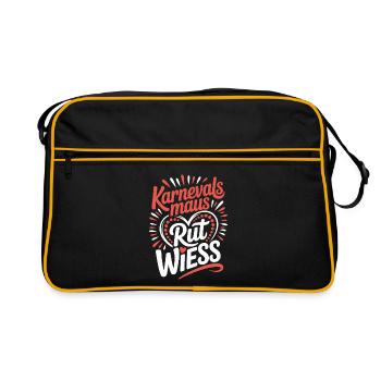 Souris de Carnaval, Rut, Wiess, Cologne, Cologne, Souris de Carnaval, - Sac Retro - noir/or - Devant