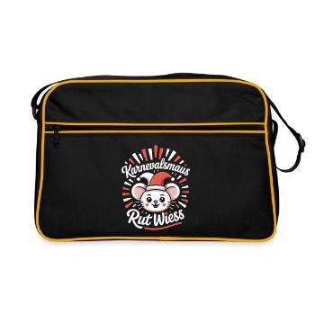 Souris de Carnaval, Rut, Wiess, Cologne, Cologne, Souris de Carnaval, - Sac Retro - noir/or - Devant