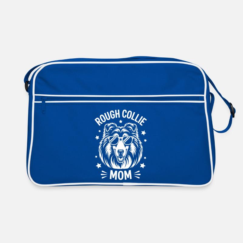 Long-haired collie sayings long-haired collie gift Retro Bag