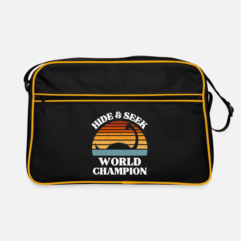 Championne du monde de cache-cache Nessie Art rétro Sac Retro