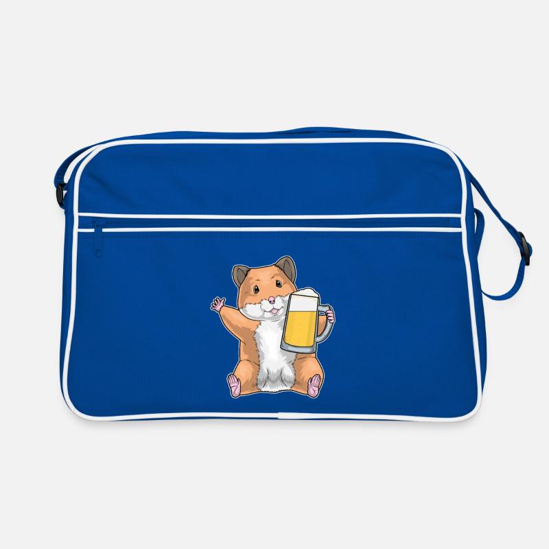 Hamster Bier Retro Tasche