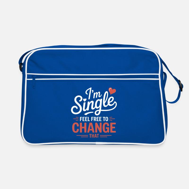 Single Sprüche Singles Lustiges Single Geschenk Retro Tasche