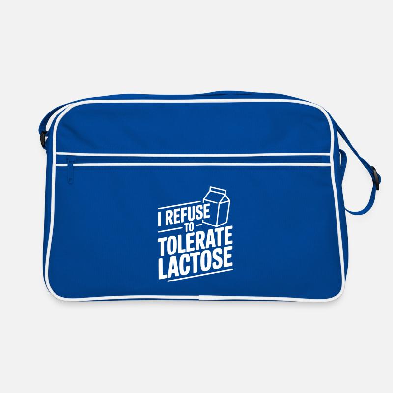 I Refuse to Tolerate Lactose Retro Bag