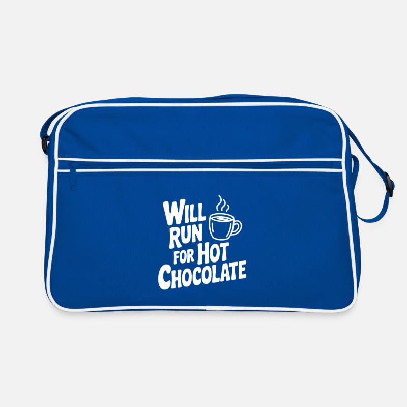 Will Run for Hot Chocolate Retro Bag