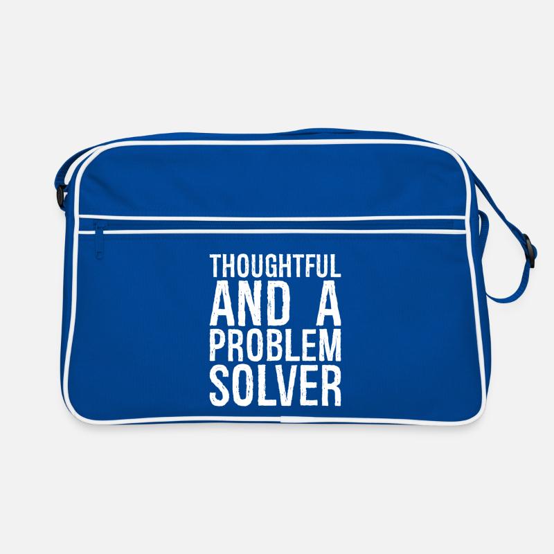 réfléchi et résolveur de problèmes Sac Retro