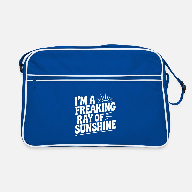 Ich bin ein verdammter Sonnenstrahl Retro Tasche