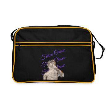 Future Classic – Retro Art Style - Retro Bag - black/gold - Front