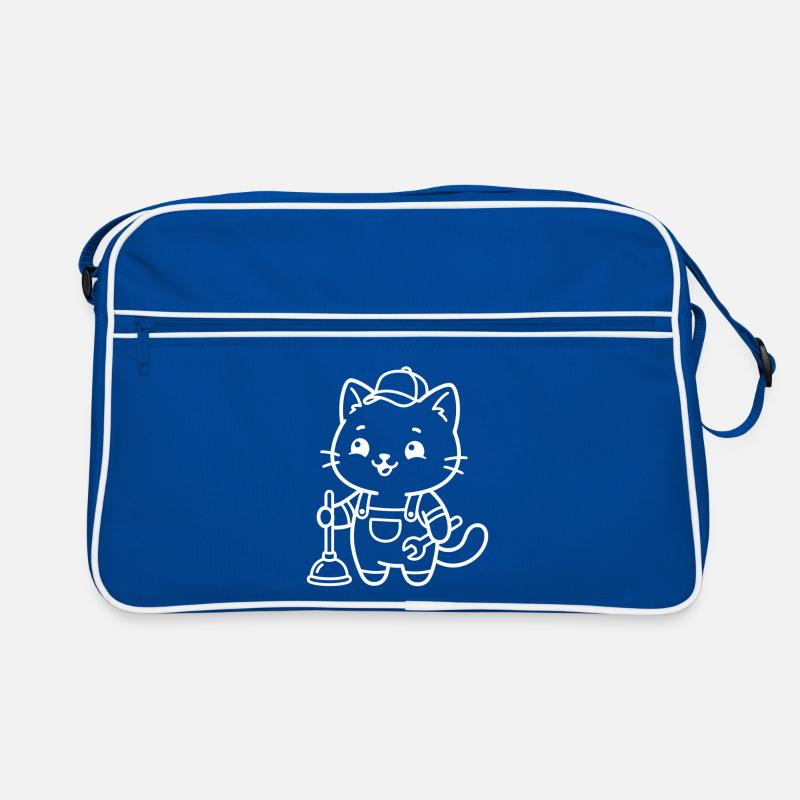 Plumber Kawaii Cat Retro Bag