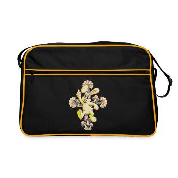 Danse disco Pastel Bunny - Sac Retro - noir/or - Devant