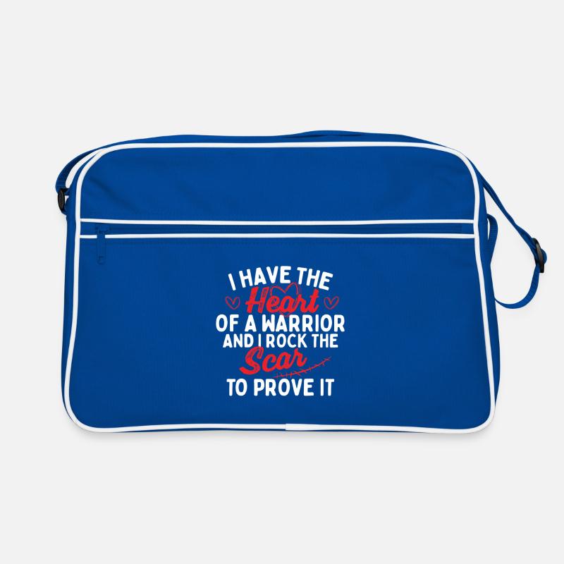 Das Herz eines Kriegers Rock Die Narbe Retro Tasche